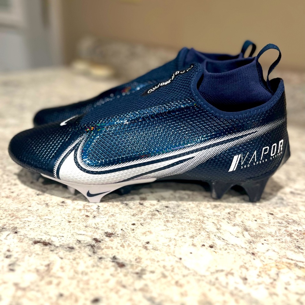 Men’s midnight navy vapor 360 pro football cleats